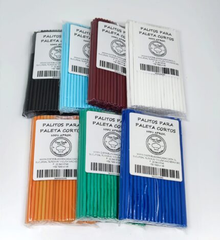 PALITOS PARA PALETAS DE CHOCOLATE LARGOS Y CORTOS