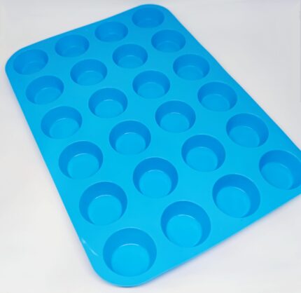 MOLDE DE SILICONA MINI CUPCAKES 24 CAVIDADES