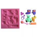 MOLDES DE SILICONA PARA FONDANT SURTIDOS #6 - Imagen 7